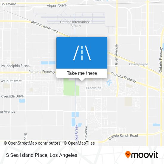 S Sea Island Place map