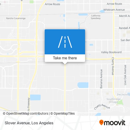 Mapa de Slover Avenue