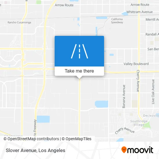 Slover Avenue map