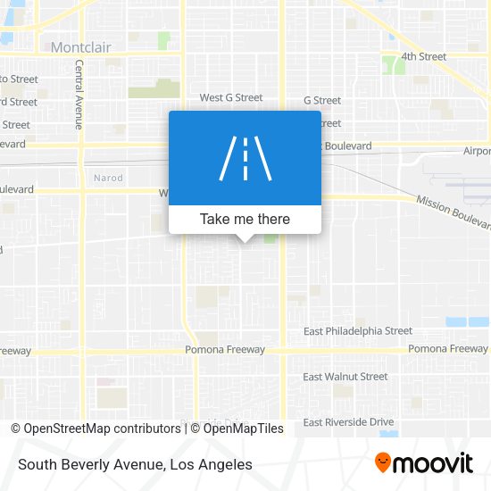 Mapa de South Beverly Avenue
