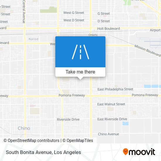 Mapa de South Bonita Avenue