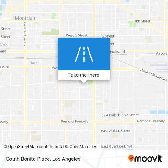 South Bonita Place map