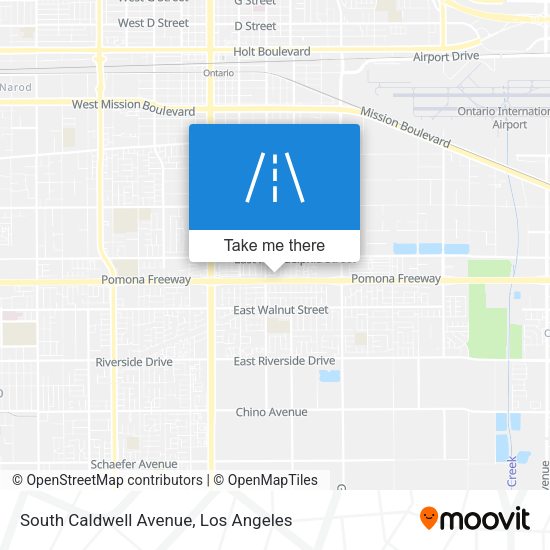 South Caldwell Avenue map