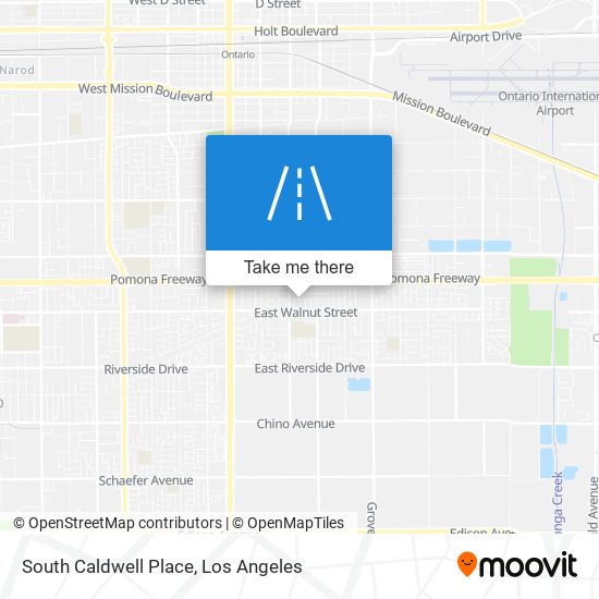 South Caldwell Place map