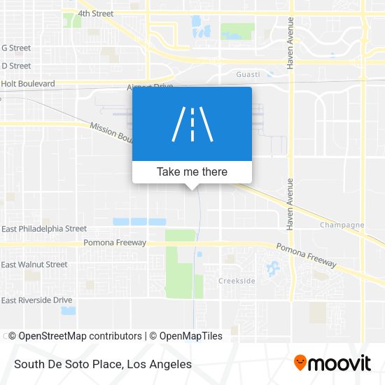 Mapa de South De Soto Place