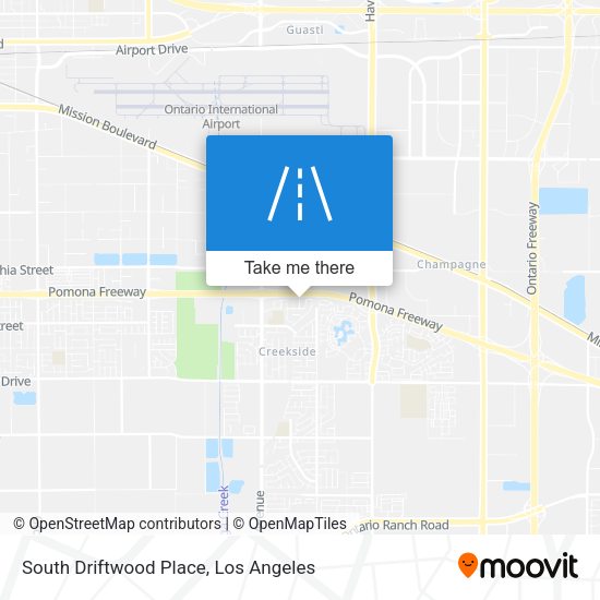 South Driftwood Place map