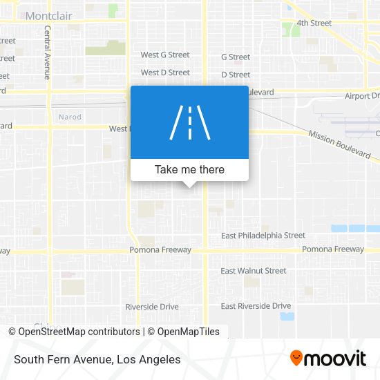 Mapa de South Fern Avenue