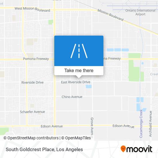 Mapa de South Goldcrest Place