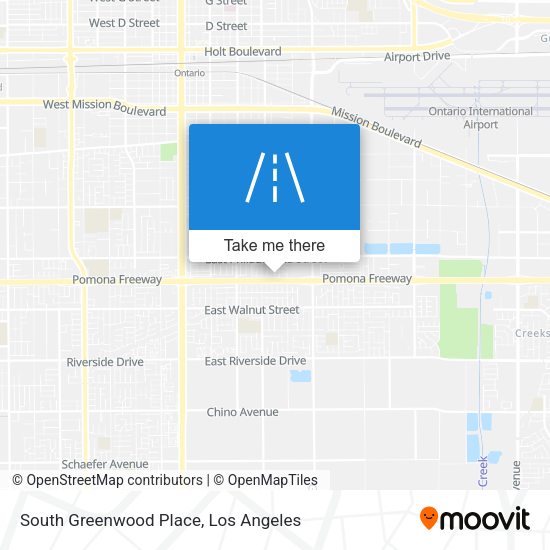 South Greenwood Place map