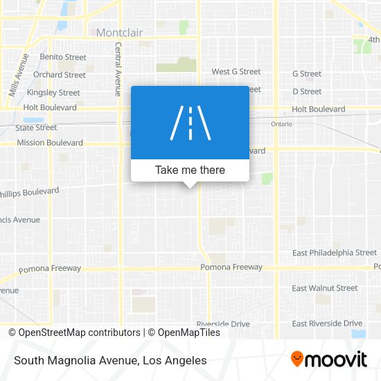 South Magnolia Avenue map