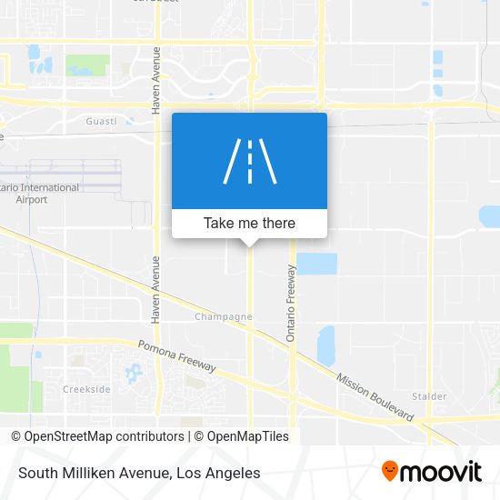 South Milliken Avenue map