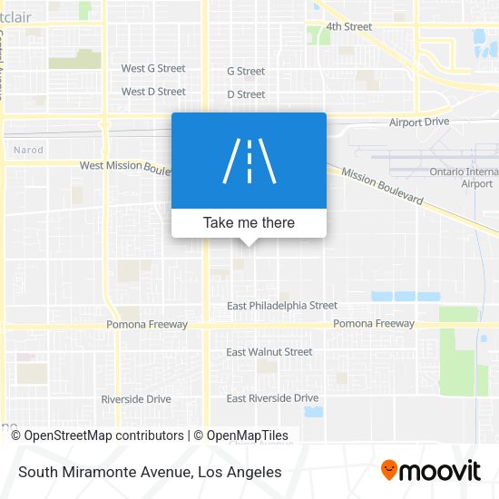 South Miramonte Avenue map