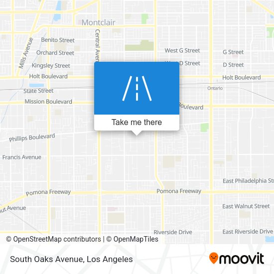 South Oaks Avenue map