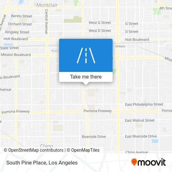 Mapa de South Pine Place
