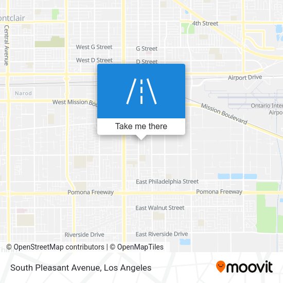 South Pleasant Avenue map