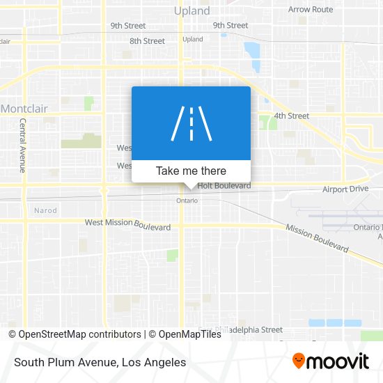 South Plum Avenue map