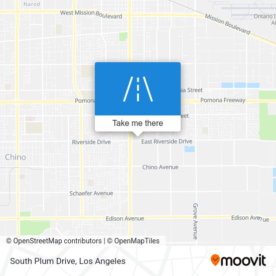 South Plum Drive map