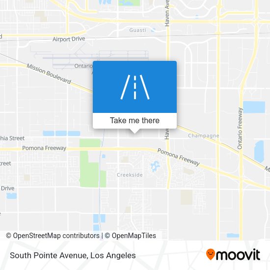 Mapa de South Pointe Avenue