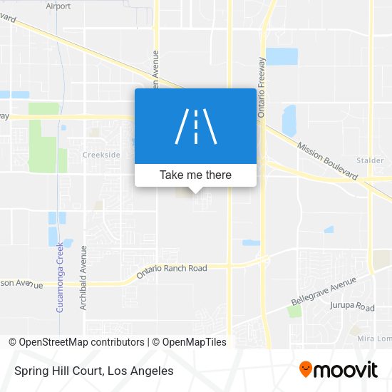 Spring Hill Court map