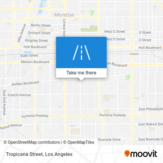 Tropicana Street map