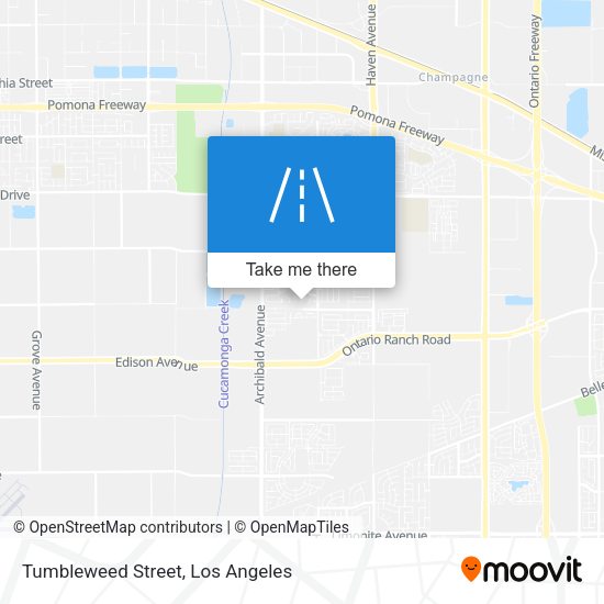 Tumbleweed Street map
