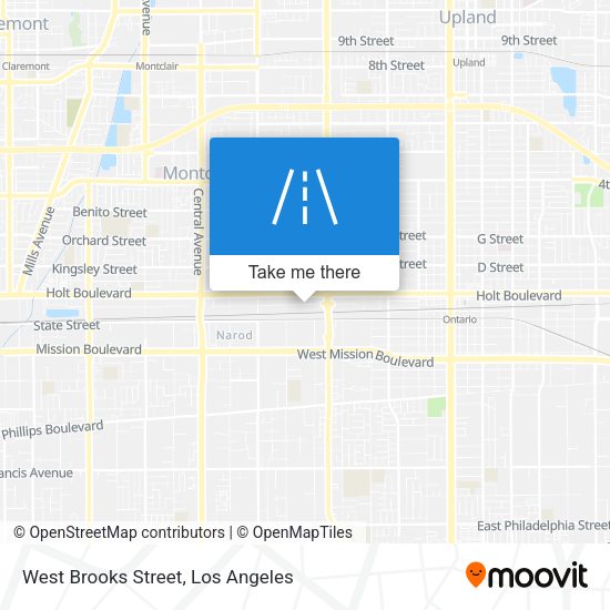 Mapa de West Brooks Street