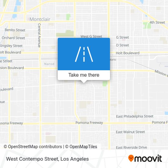 West Contempo Street map