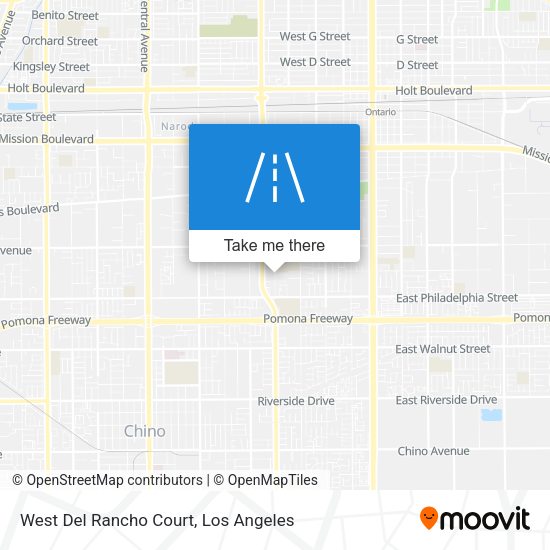 West Del Rancho Court map