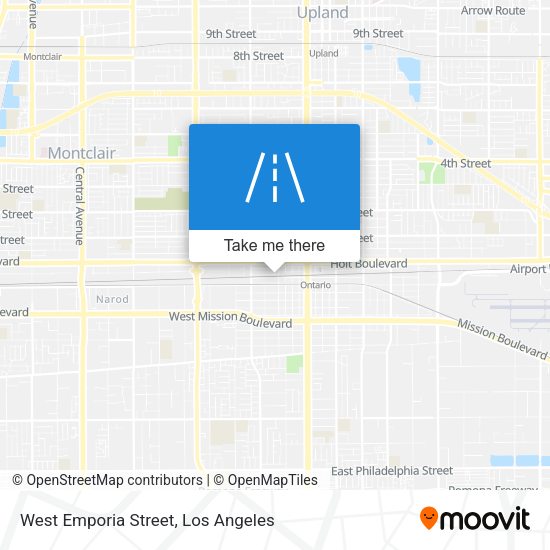 West Emporia Street map