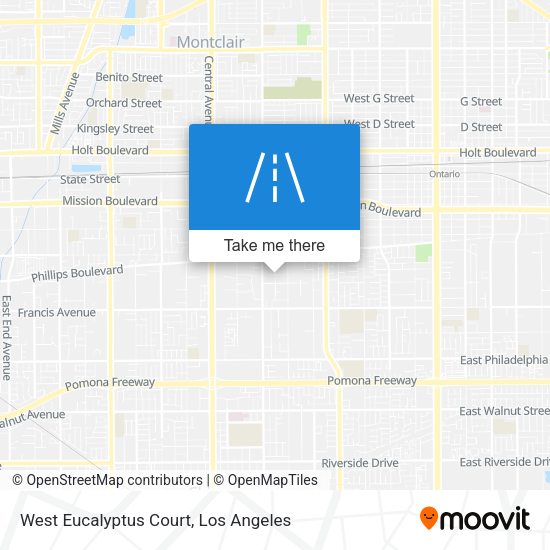 Mapa de West Eucalyptus Court