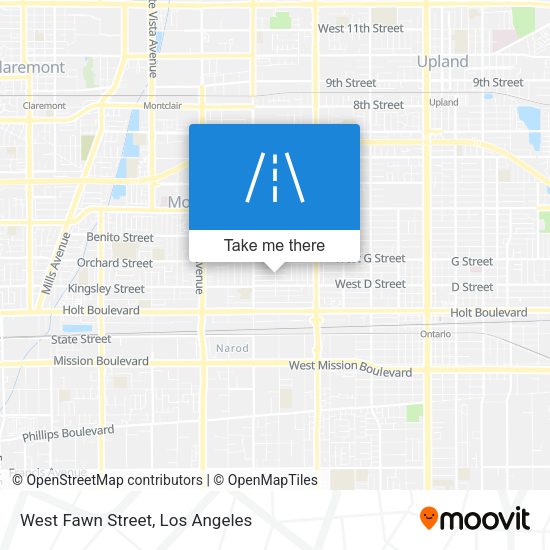 West Fawn Street map