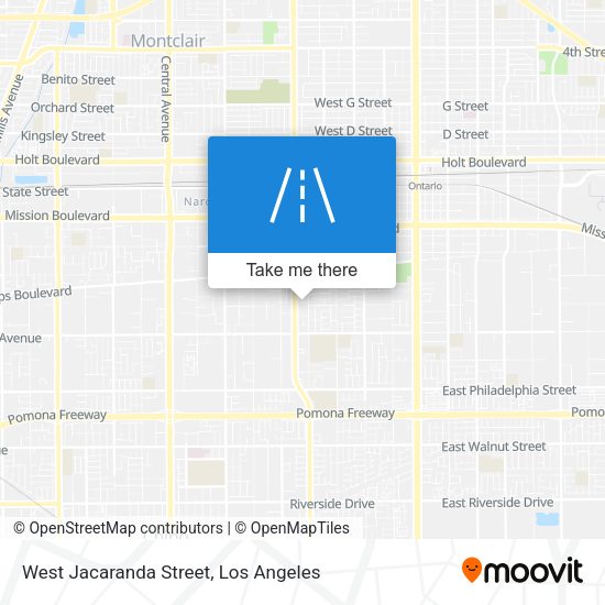 Mapa de West Jacaranda Street