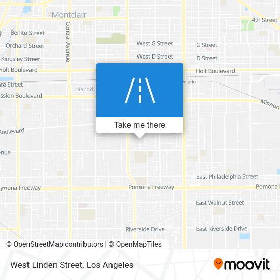 West Linden Street map
