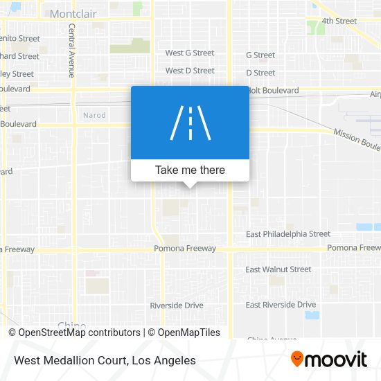 Mapa de West Medallion Court