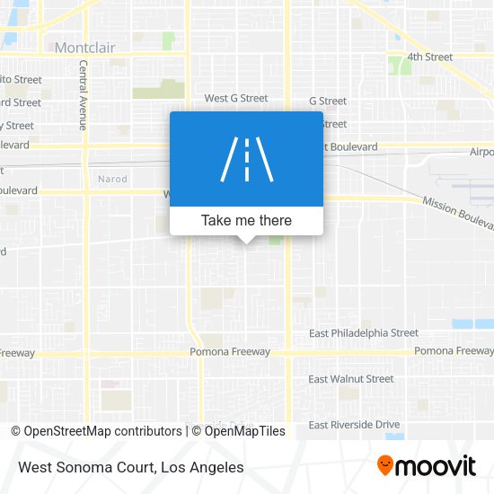 West Sonoma Court map