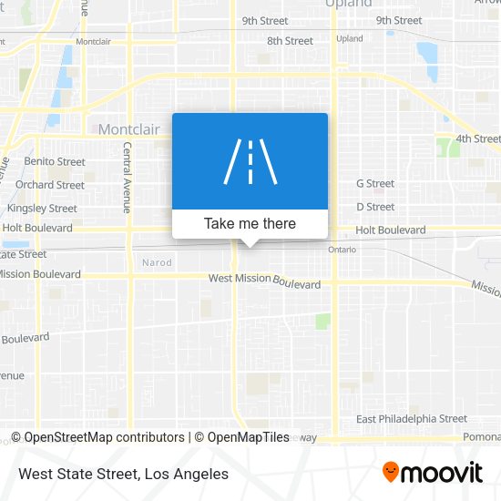 West State Street map