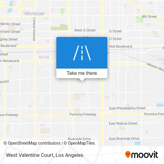 West Valentine Court map