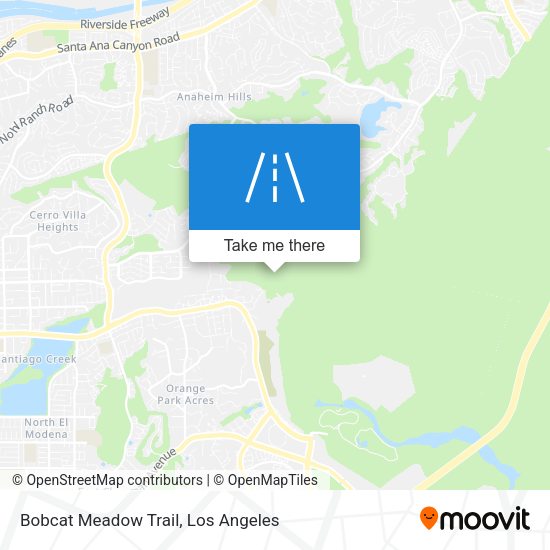 Bobcat Meadow Trail map