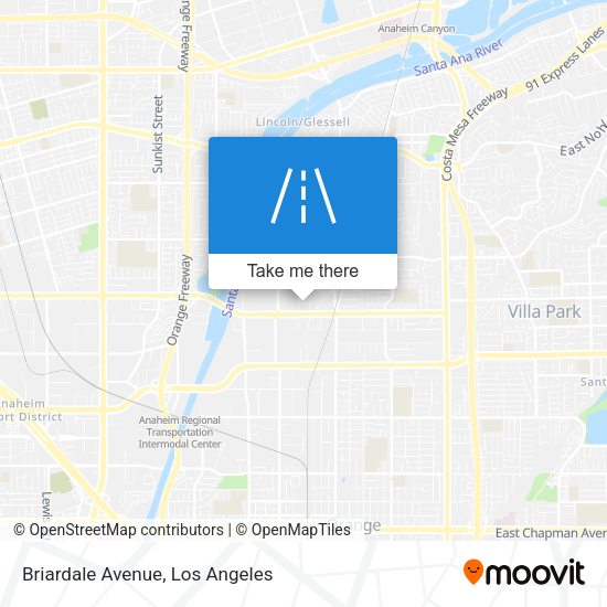 Briardale Avenue map
