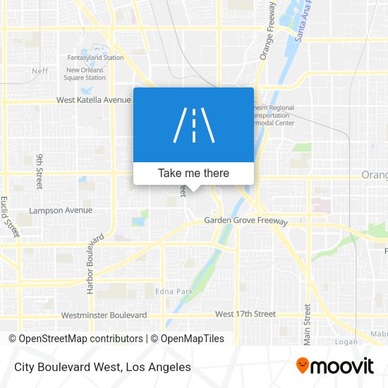Mapa de City Boulevard West