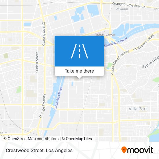 Crestwood Street map