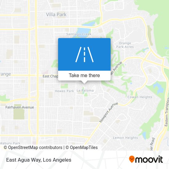 Mapa de East Agua Way