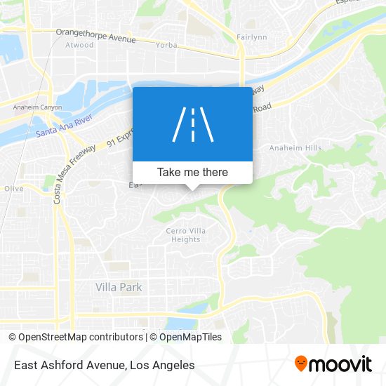 East Ashford Avenue map