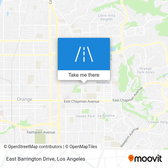 East Barrington Drive map