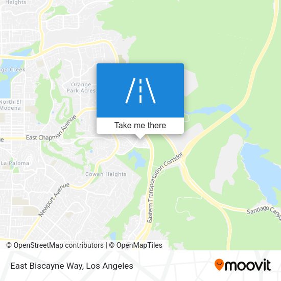 East Biscayne Way map