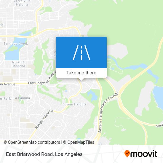 Mapa de East Briarwood Road