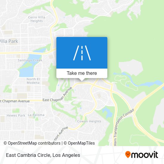 Mapa de East Cambria Circle