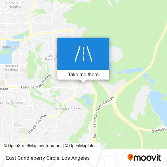 East Candleberry Circle map
