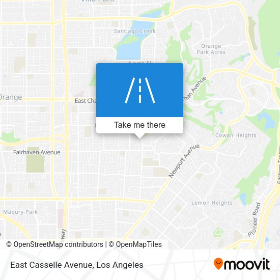East Casselle Avenue map