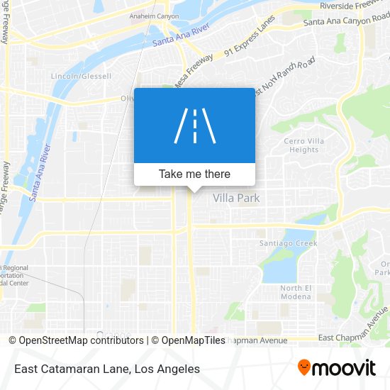 East Catamaran Lane map